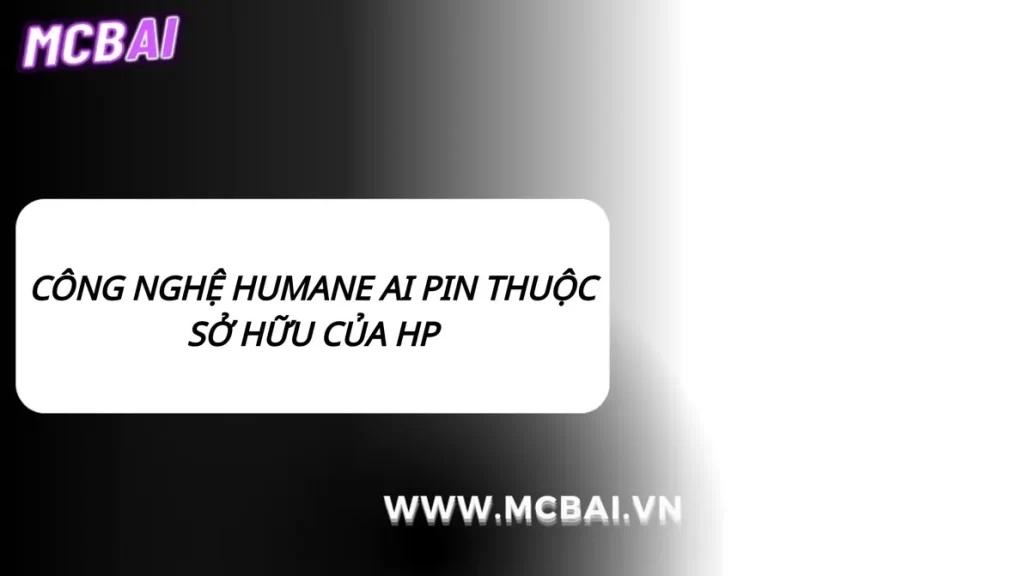 Hình ảnh Humane AI Pin biểu tượng cho bước tiến của HP trong lĩnh vực AI
