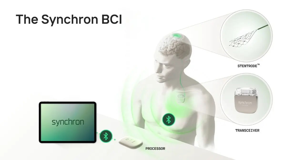 System illustration showing BCI and Apple Switch Control
