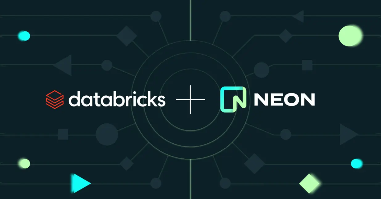 Databricks and Neon overview graphic