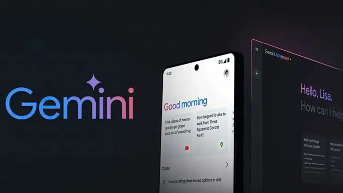 Android Auto showing Gemini AI integration