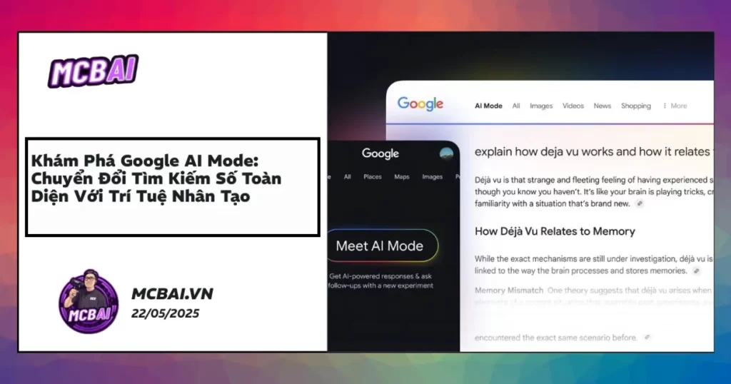 Google AI Mode interface tiên tiến cá nhân hóa tìm kiếm bằng AI