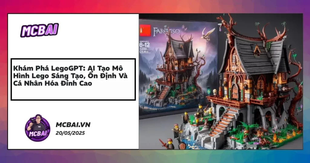 Mô hình Lego sáng tạo, ổn định được thiết kế bởi AI LegoGPT từ mô tả văn bản