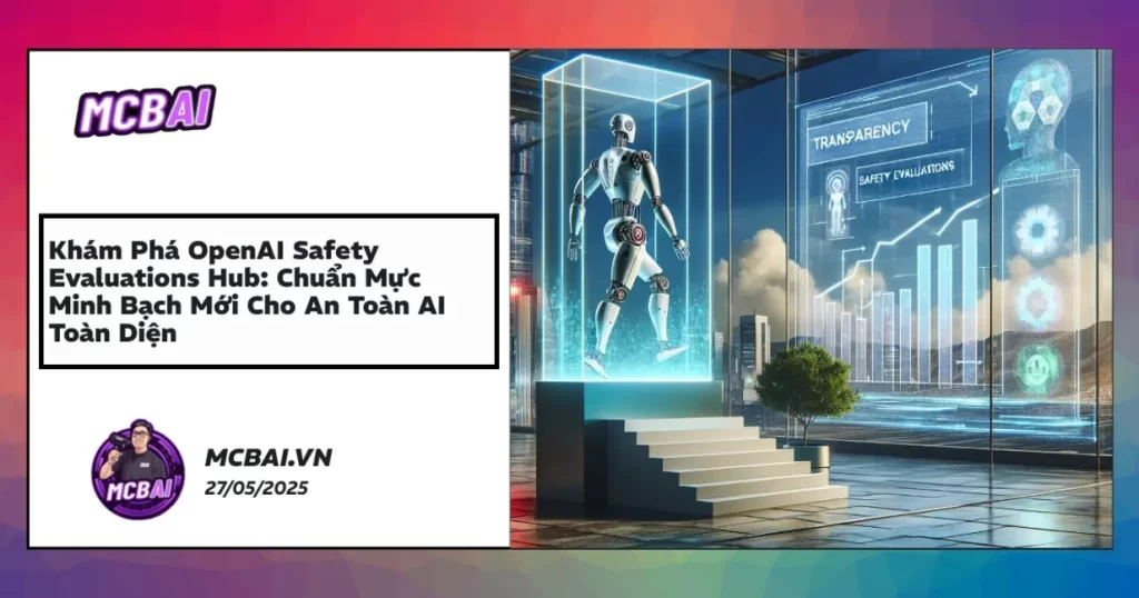 OpenAI Safety Evaluations Hub dashboard minh bạch chỉ số an toàn AI