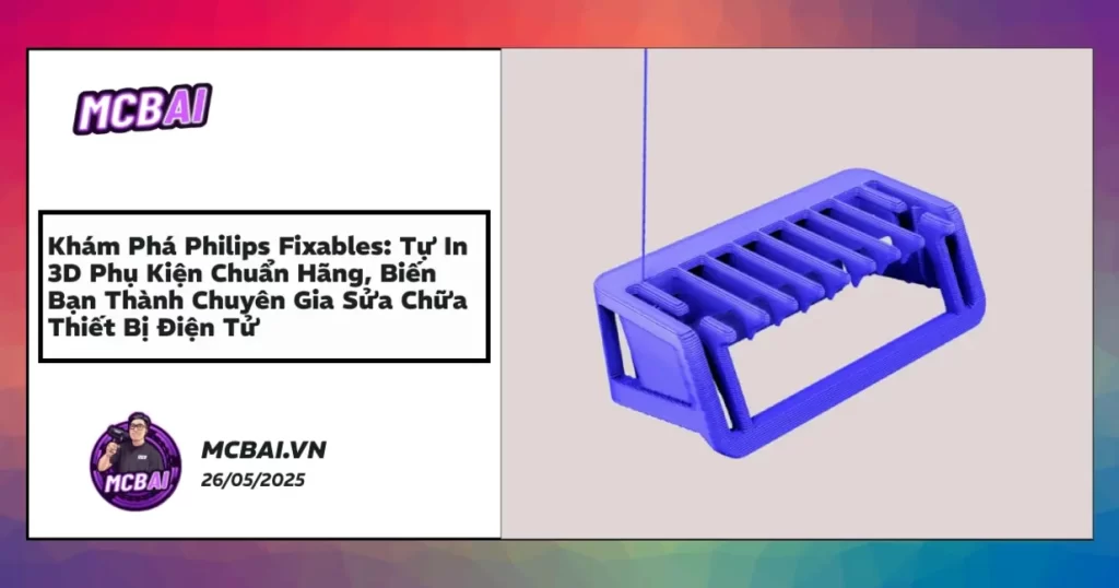 Philips Fixables 3D printing replacement parts for home electronics