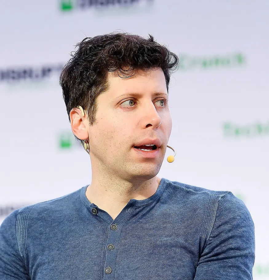 Sam Altman at a tech event