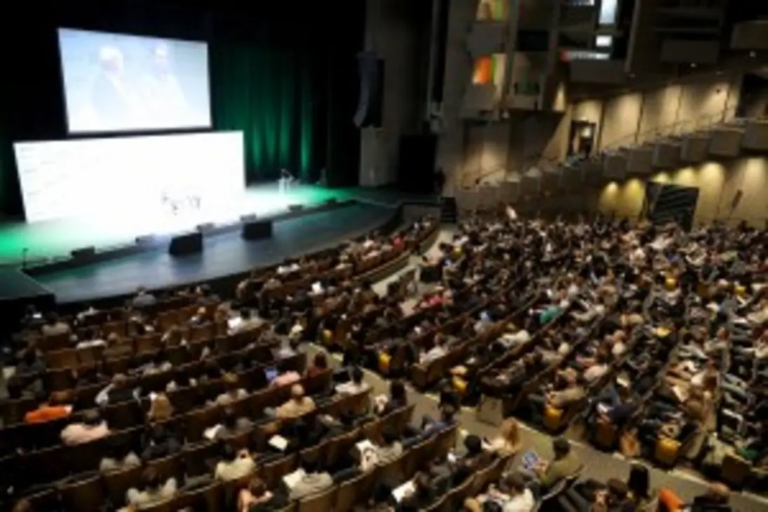 Modern venue at UC Berkeley for tech event