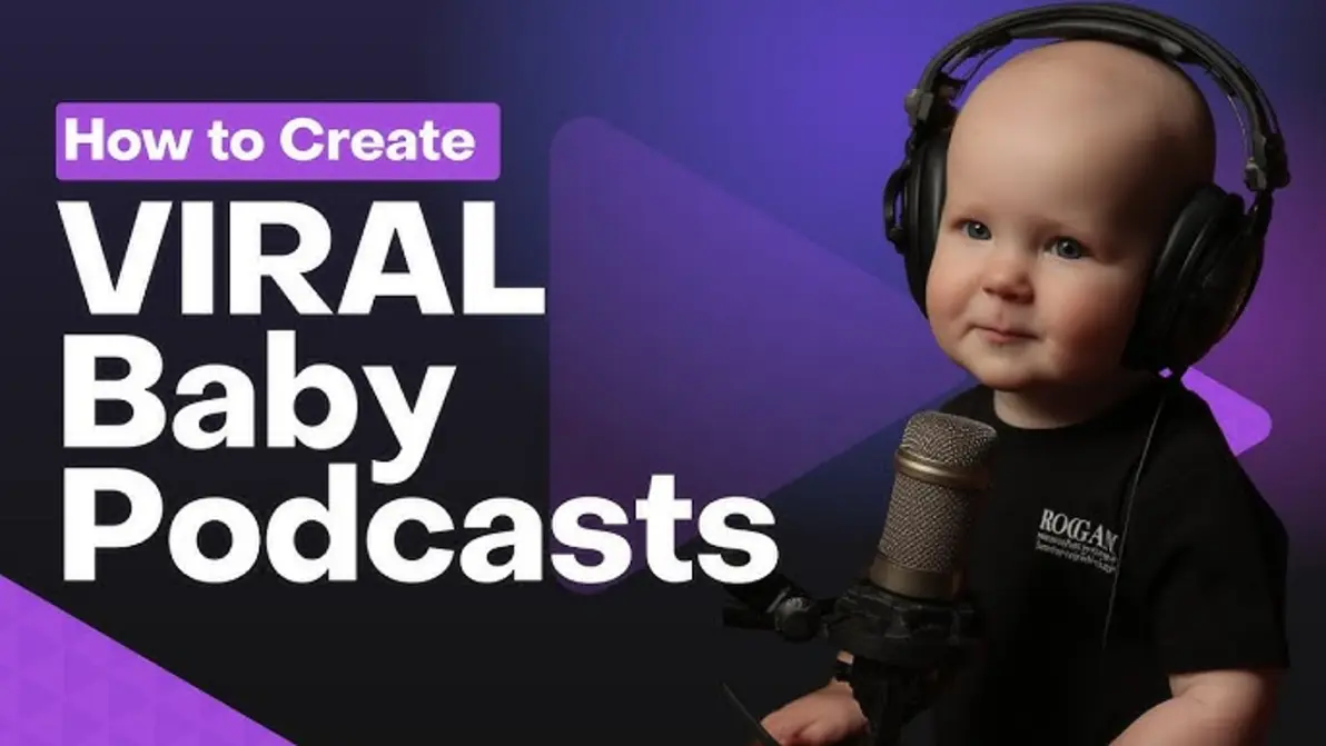 Baby podcast generated by AI