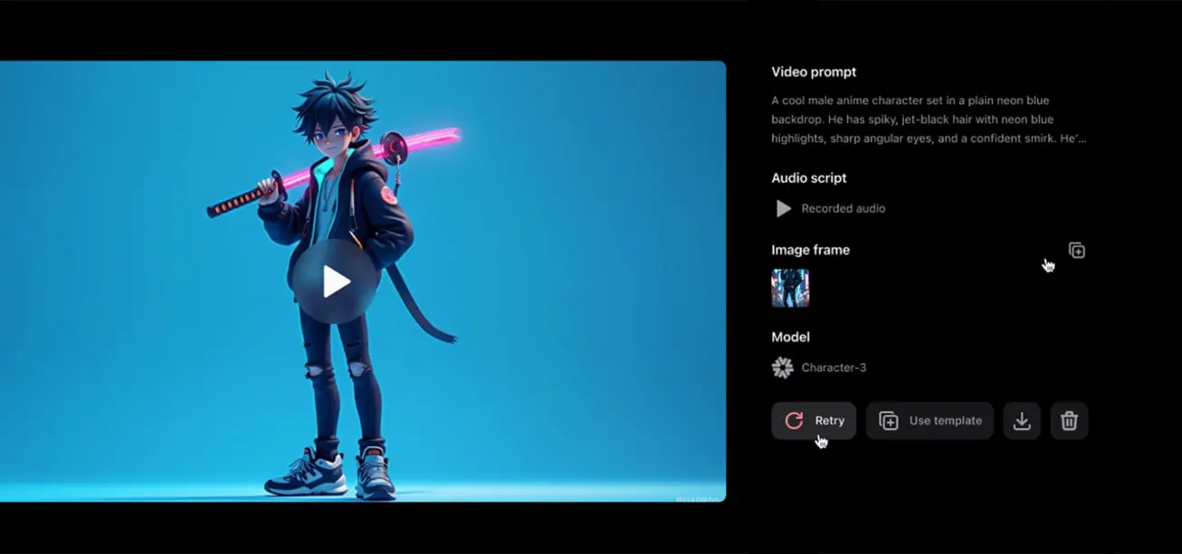 Hedra AI for character animation