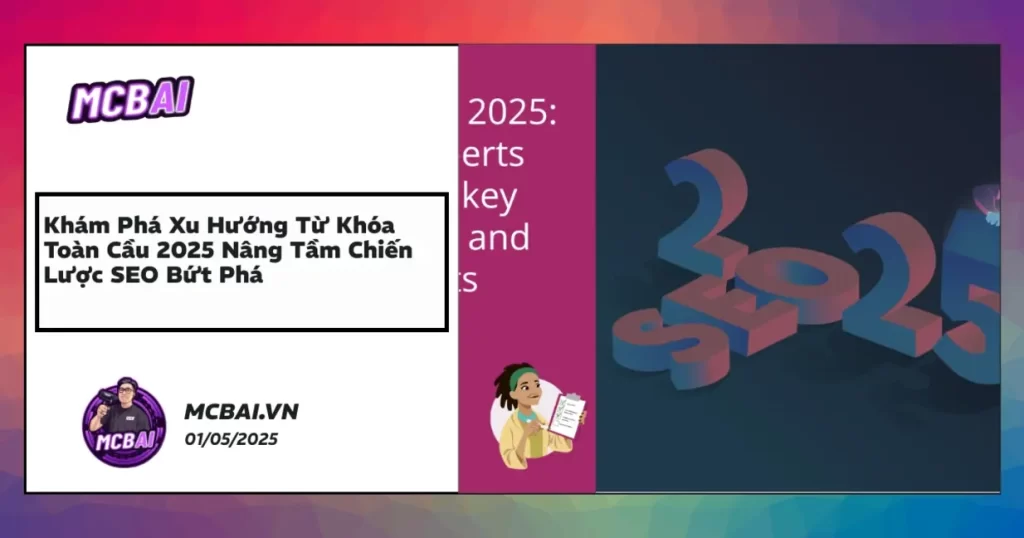 Biểu đồ tăng trưởng xu hướng từ khóa toàn cầu năm 2025 tối ưu SEO