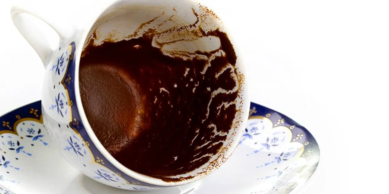 Traditional coffee reading meets AI analysis