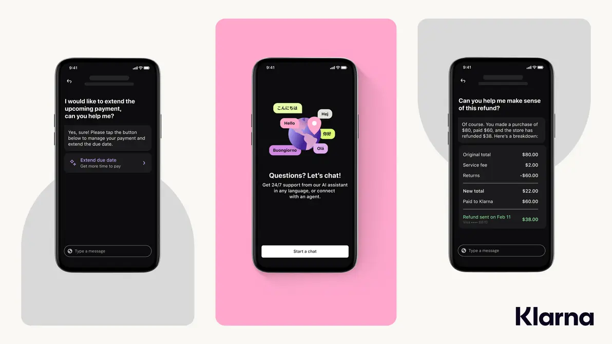 Klarna launches customer service AI chatbot