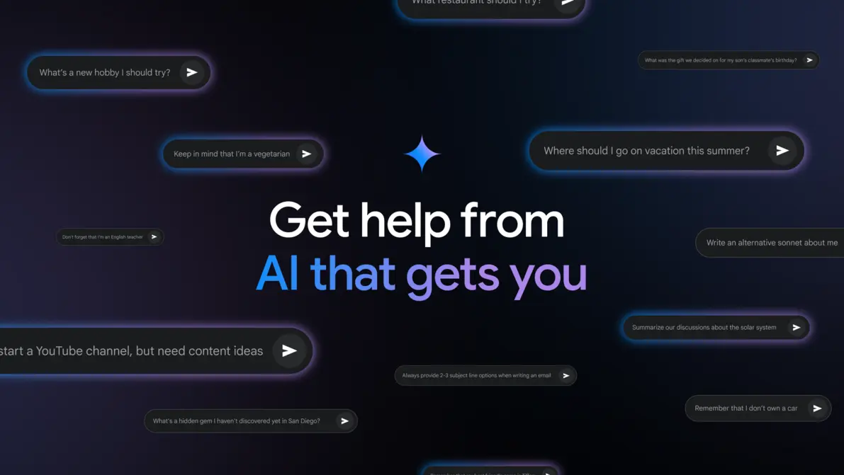 Gemini memory features interface