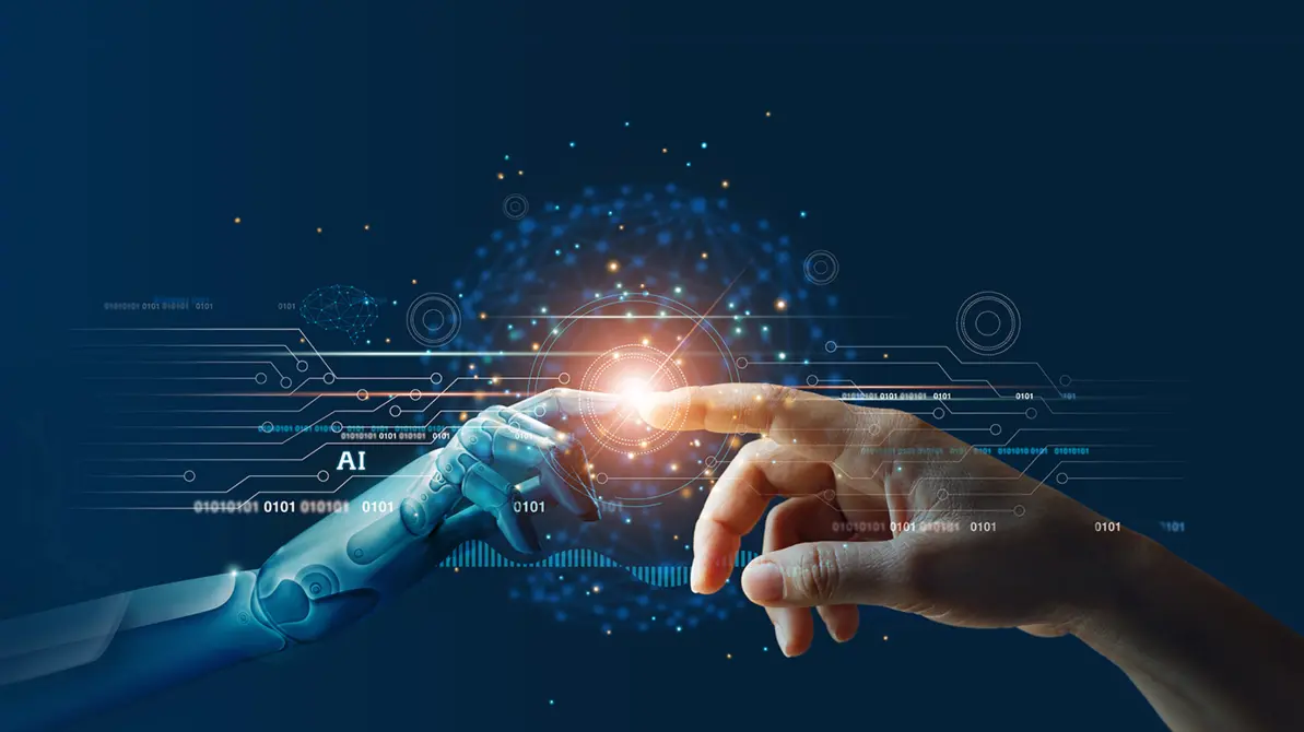 Human and AI collaborating in science