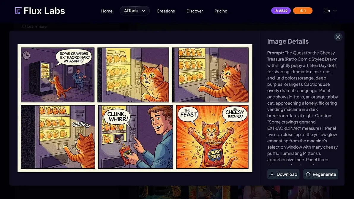 Imagen 4 creative AI tools shown