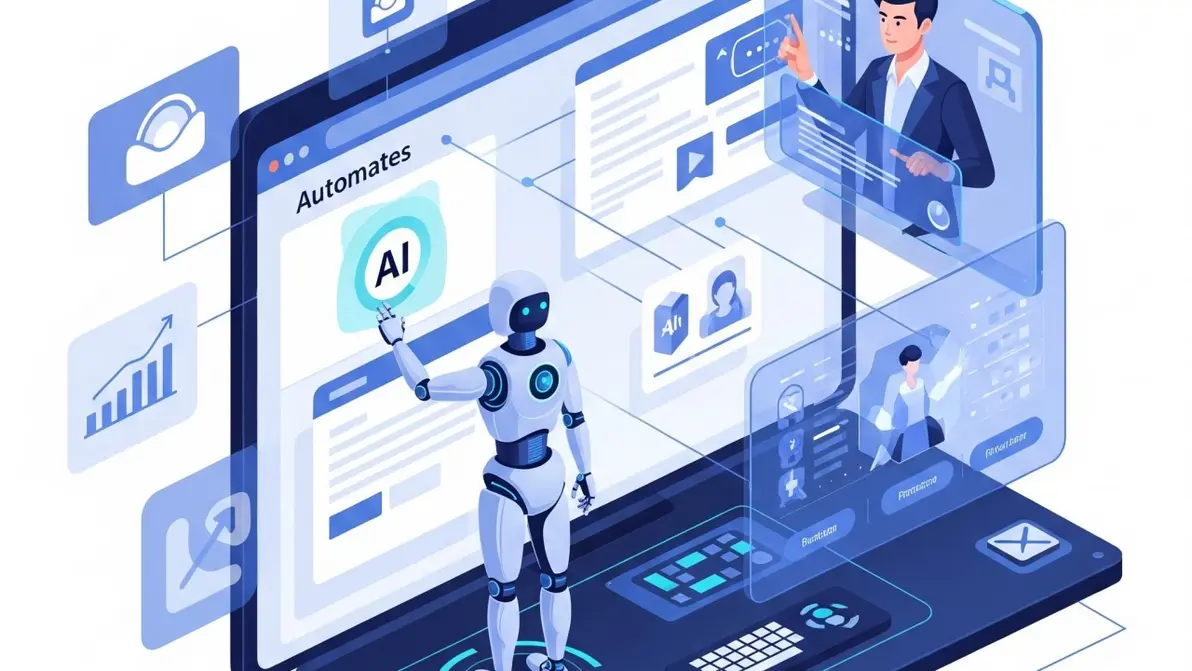 AI automation flowchart diagram