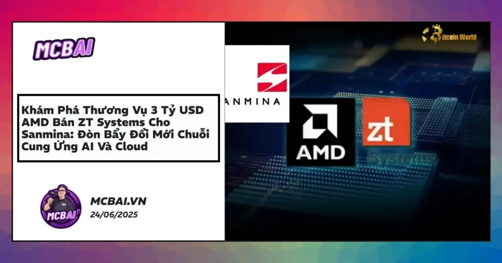 Lễ ký kết hợp tác chiến lược AMD và Sanmina – chuyển giao ZT Systems, đổi mới chuỗi cung ứng AI cloud toàn cầu