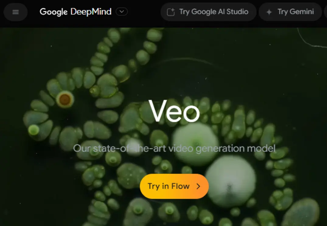 Veo 3 video generation dashboard