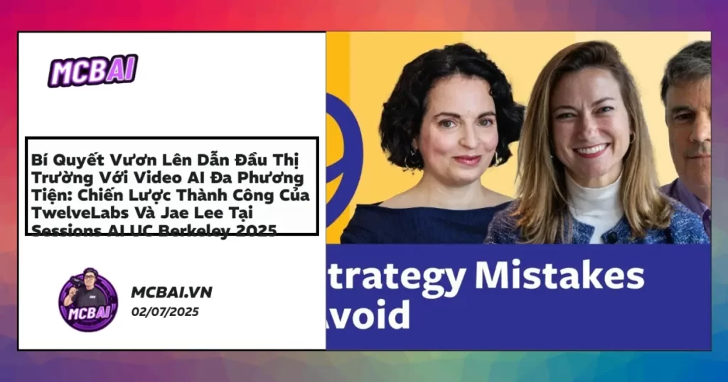 Jae Lee trình bày về ứng dụng video AI đa phương tiện tại hội nghị Sessions AI UC Berkeley 2025